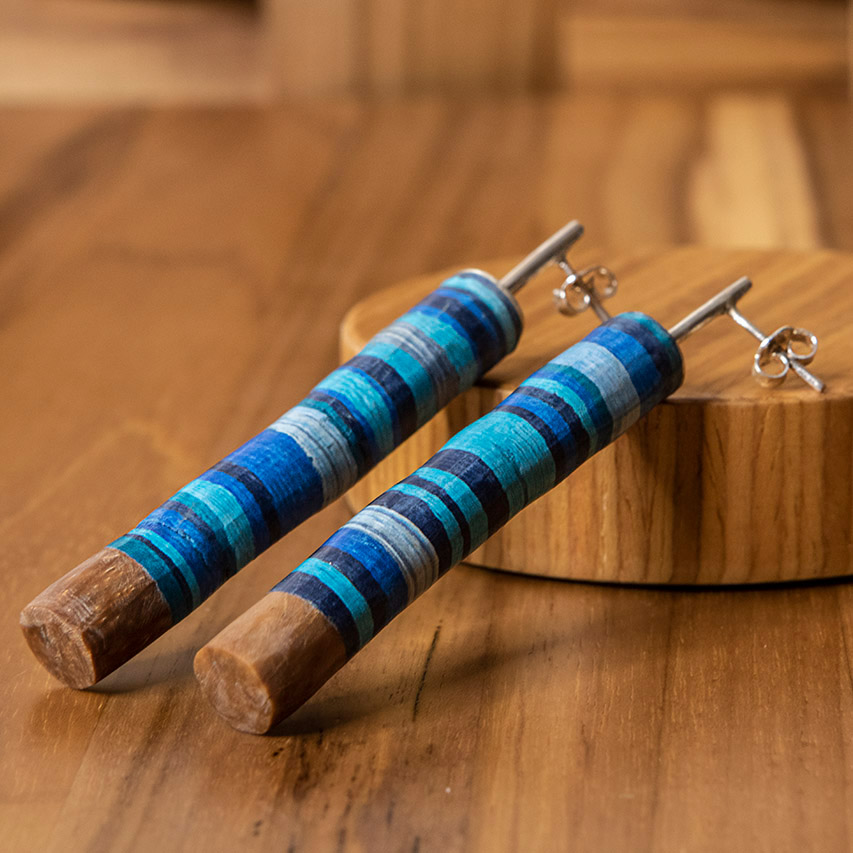 casa pitanga - atitocou - orecchini africa - toni blu 01