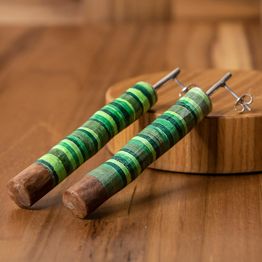 casa pitanga - atitocou - orecchini africa - toni verde 01