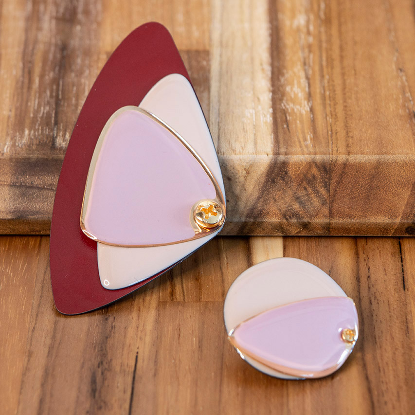 casa pitanga - fernanda torquett - orecchini ret - bordeaux beige rosa 01