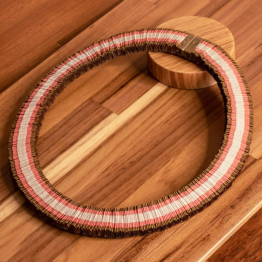 casa pitanga - fita de moca - collana passaros sottile - oro rosa bianco 01