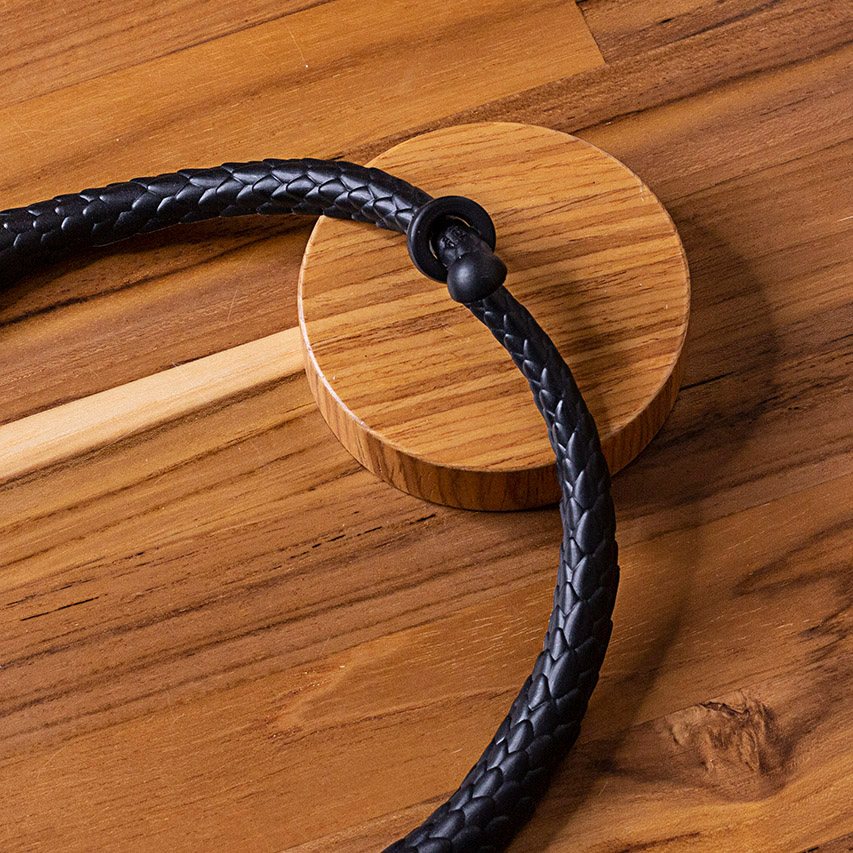 casa pitanga - mariah rovery flex jewel - collana serpente - nero 03