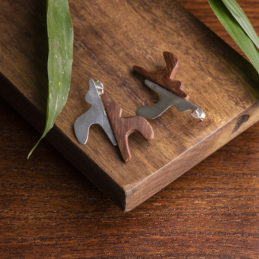 casa pitanga - atitocou - orecchini voo duplo 1