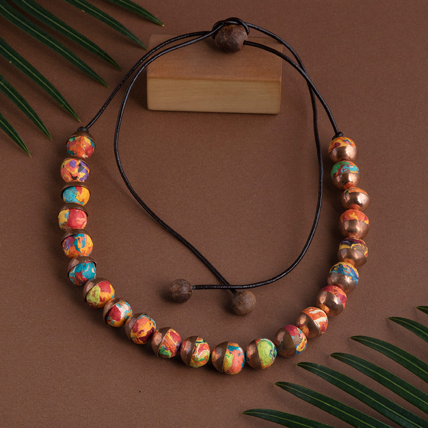 casa pitanga - atitocou - collana Mundi - colorato (toni accesi) 1