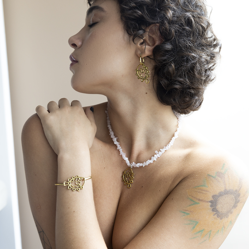 casa pitanga - Greta Ateliê - collana pesce palla - 2