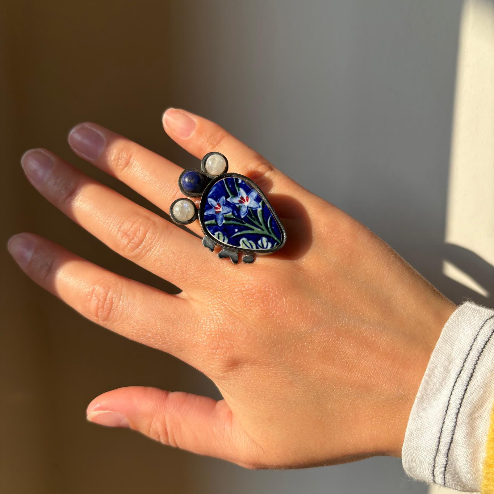 Anello Bossa Floral
