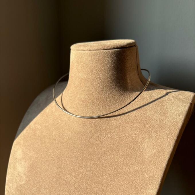 Choker in argento 950