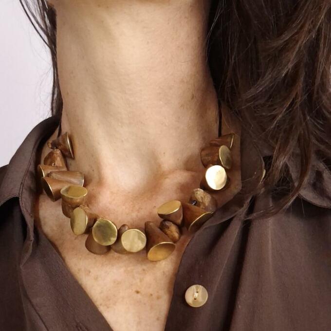 Collana Lume ottone
