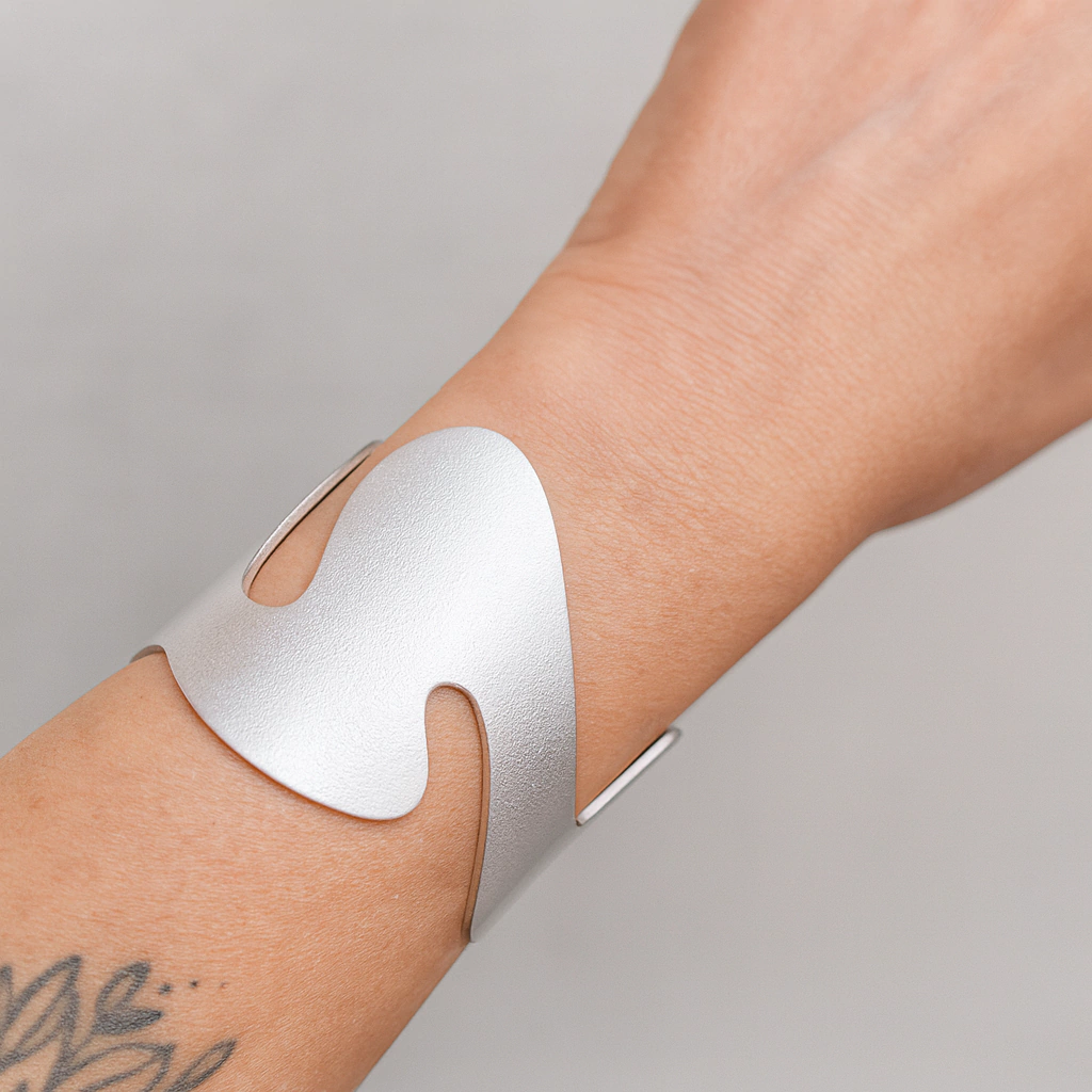 Bracciale Organico in alluminio