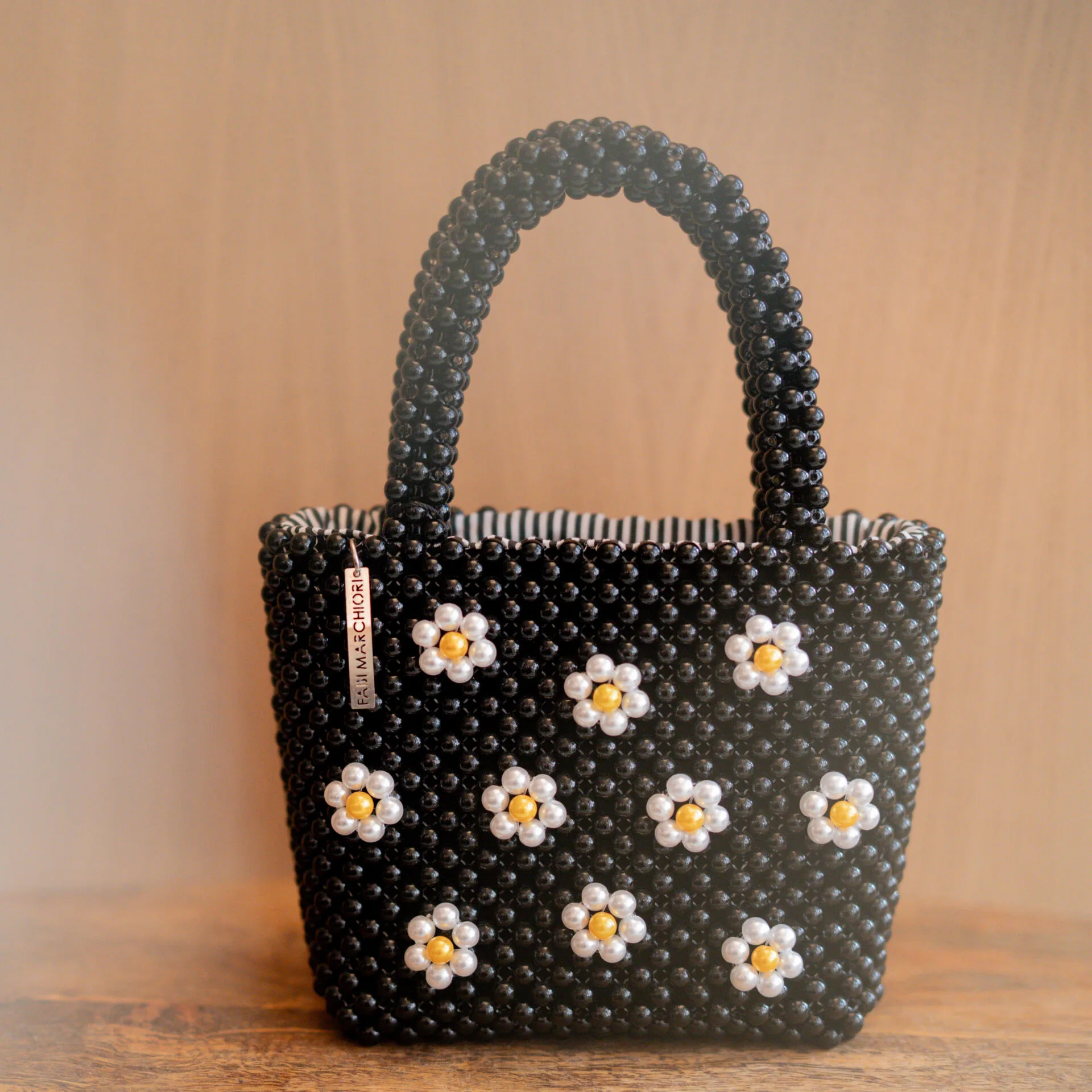 Borsa Sweet Garden nera