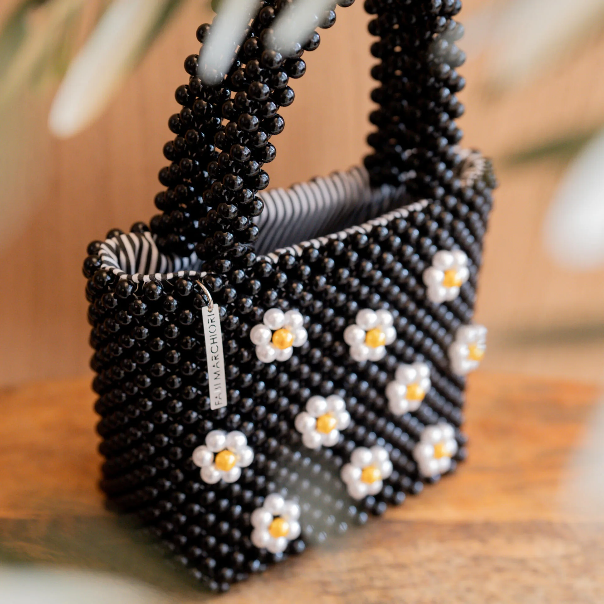 Borsa Sweet Garden nera