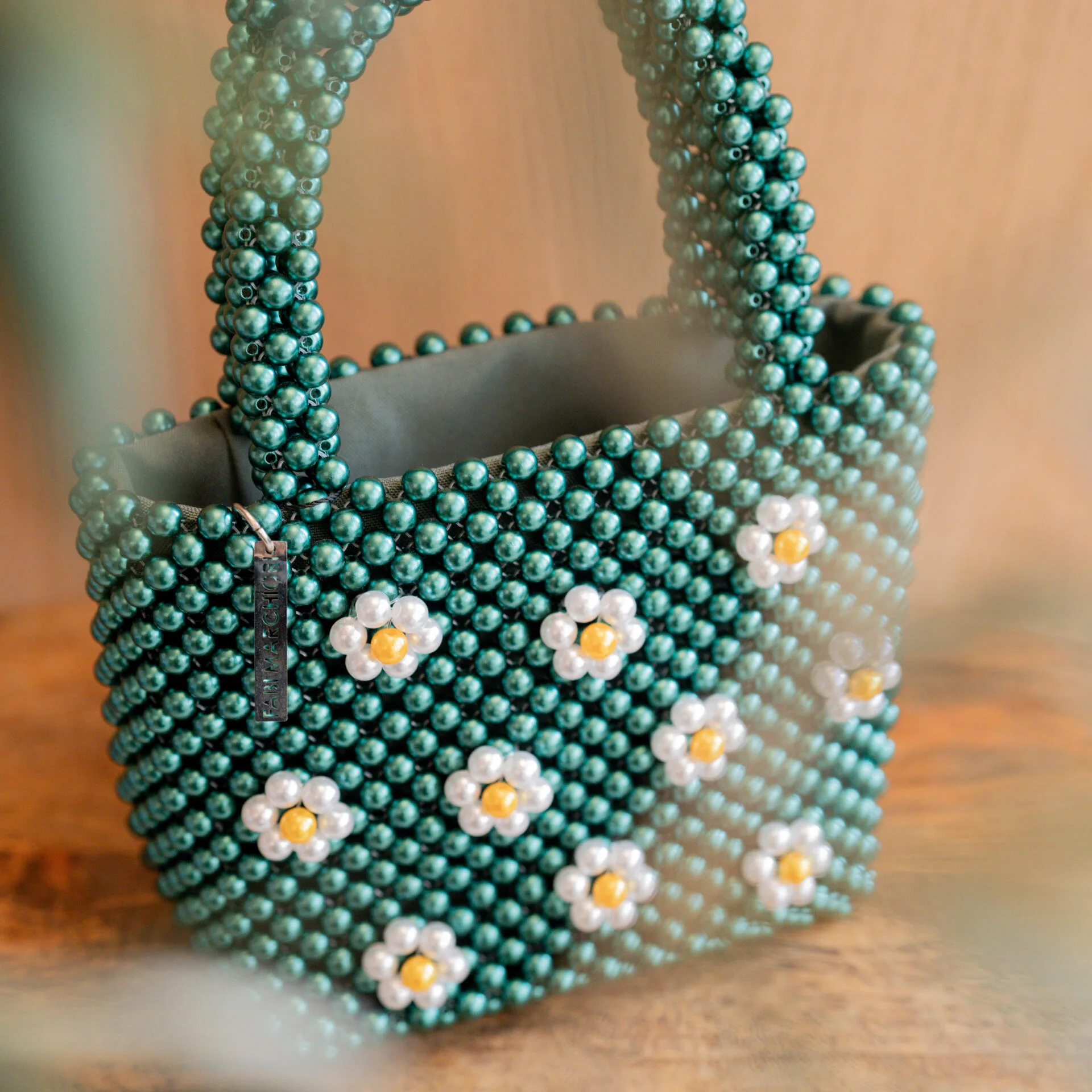 Borsa Sweet Garden verde