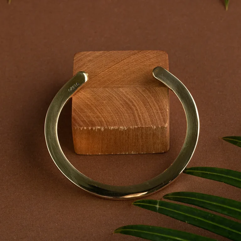Bracciale Quadrato spesso versione ottone